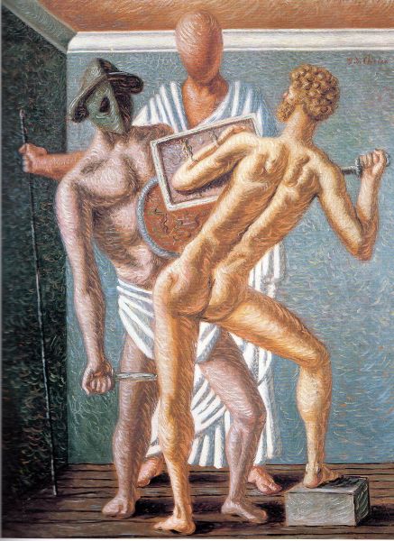 Questa immagine ha l'attributo alt vuoto; il nome del file è DE-Chirico-I-4-1-Gladiatori.jpg